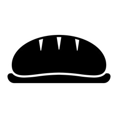 Bread Glyph Icon