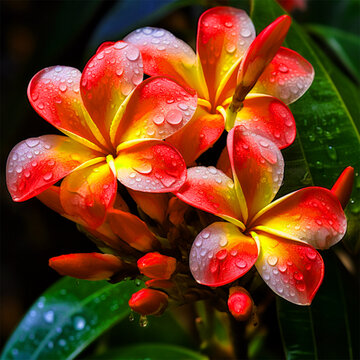 Beautiful Araliya flower. Also known as turmeric Araliya