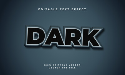 Fototapeta premium editable 3d style text effect vector template