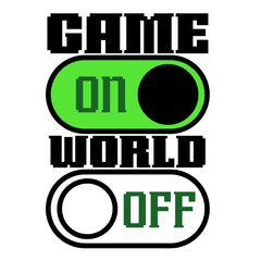 Gamer Hand drawn motivation lettering phrase in modern calligraphy style. Inspiration slogan for print and poster design. . Vector illustration