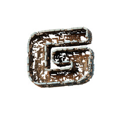 Micro Future 3D Alphabet or PNG Letters