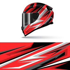 Racing helmet wrap designs