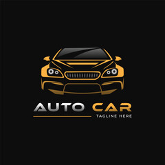 Fototapeta premium Abstract Lines Car Logo Vector. Vector illustration
