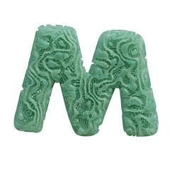 Micro Plastic 3D Alphabet or PNG Letters