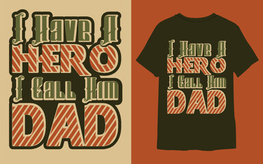 Dad typography t-shirt design, dad and baby love design