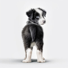 border collie .Generative Ai