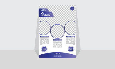 Modern Corporate and Creative Flyer Design Template Vertical Name Flyer Simple and Clean  violet and Black white Business Flyer Vector Illustration Colorful Gradient  Design Brochure Design Banner