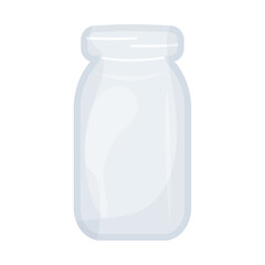 Empty jar for liquid or bulk