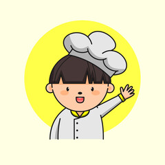 cute chef cartoon design