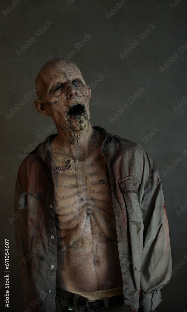 Wall mural ancient decaying zombie - Wall murals