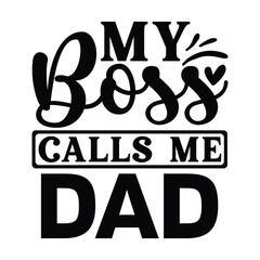 My boss calls me dad 