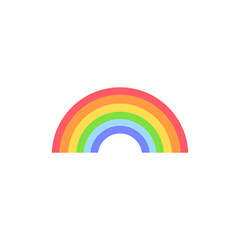 colorful rainbow icon vector illustration