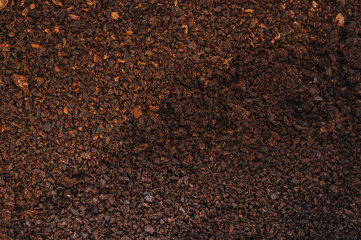 乾燥させたコーヒーかす