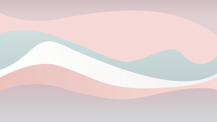 Pastel Vector Waves: Abstract Nature-Inspired Background for Modern Designs and Creative Product Presentations