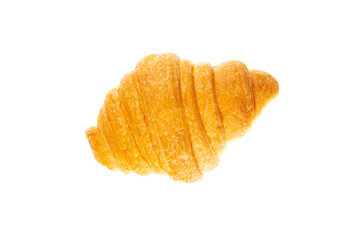 Naklejka na ściany i meble Fresh and tasty croissant isolated on white background