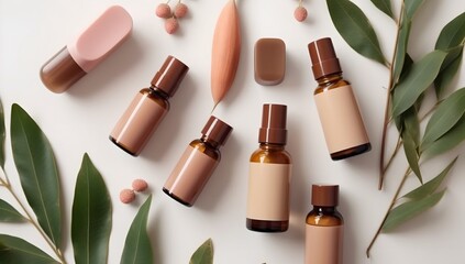Obraz premium Cosmetic products, generative ai