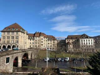 Stadt Zürich - City, Stadtzentrum Verwaltungsgebäude der Stadt, Polizei