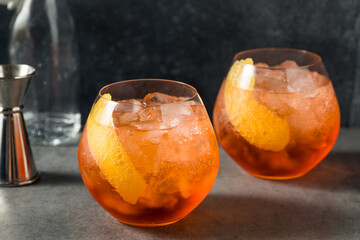 Cold Refreshing Tequila Spritz Cocktail