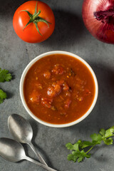 Homemade Red Tomato Mexican Salsa