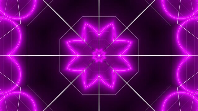 Abstract dynamic background, creative shapes in motion, unique and original hypnotic motion graphics animation.