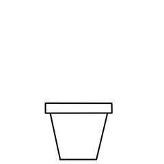 Flower plants in a pot