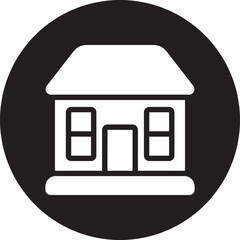 house glyph icon