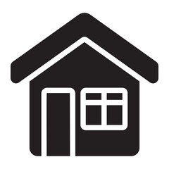 house glyph icon