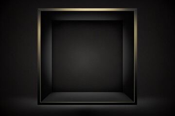 A luxury modern dark background in the shape of a rectangle, generated by AI