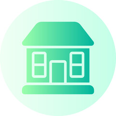 house gradient icon
