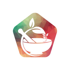 pharmacy logo icon vector template.herbal medicine logo