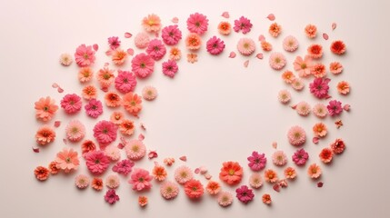 Obraz premium Series of beautiful Spring blossoms and flowers in different positions, isolated floral design element, top view / flat lay