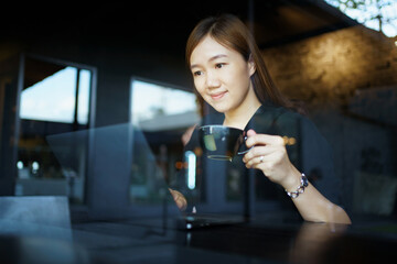 Modern working lifestyle concept.