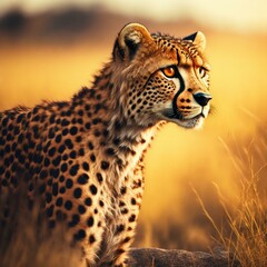 "Graceful New Cheetah Majesty: Experience the unmatched speed and elegance of this magnificent big cat. Order now to capture its captivating presence!"