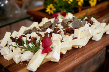 mesa de quesos, delicioso, comida, queso, cambember, gruyere, roquefort, tabla de quesos