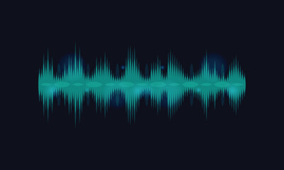 Hud sound music audio waveform interface element