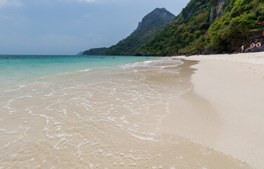beautiful beach and sky at Ang Thong National Marine Park,tropical paradise,Samui District, Suratthani, Thailand