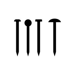  NAIL icon design template vector