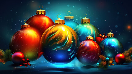 Merry Christmas text on white background with gift boxes. Generative ai