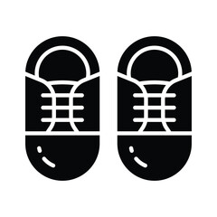 A comfortable shoe showing sneakers in modern style, ready to use icon