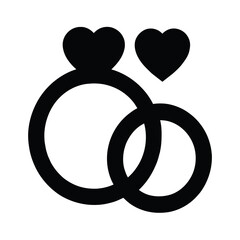 engagement ring vector flat color icon, Diamond ring icon set, Engagement ring icon, Jewel jewelry outline symbol for apps and websites, vector illustration