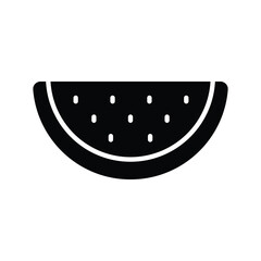 Grab this carefully designed icon of watermelon in trendy style, ready to use vector