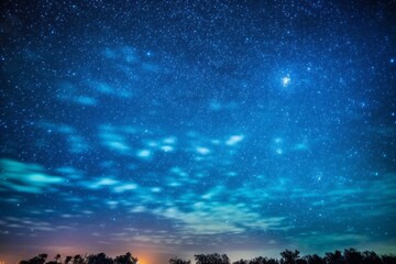Fototapeta na wymiar Background of the night August sky with stars. AI generated, human enhanced.