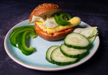 sandwich with cucumber