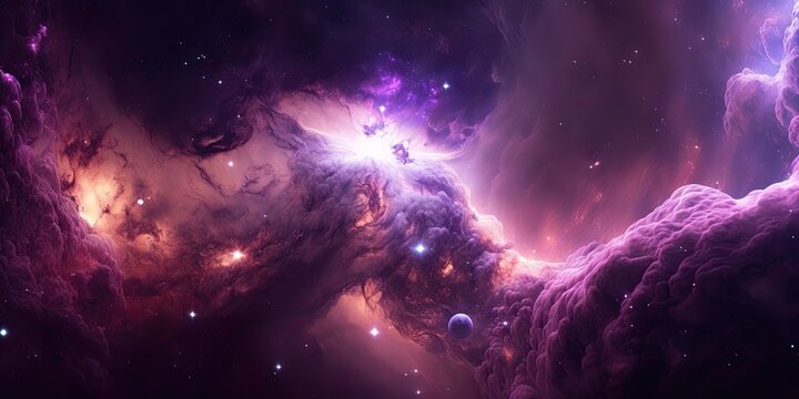 Fototapeta Colorful space galaxy cloud nebula. Stary night cosmos. Universe science astronomy. Supernova background wallpaper 