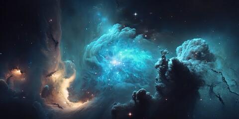 Colorful space galaxy cloud nebula. Stary night cosmos. Universe science astronomy. Supernova background wallpaper	