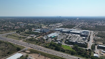 Fototapeta na wymiar Airport Junction mall, Gaborone, Botswana