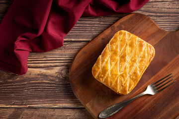 Brazilian chicken pie. Small traditional chicken pie in Brazil. © WS Studio