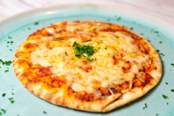 pizza with cheese