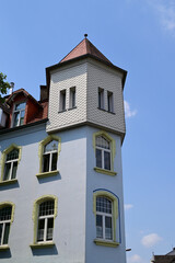 Fototapeta na wymiar fassade eines alten hauses in beyenburg wuppertal, deutschland