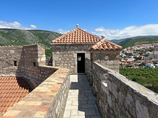 Fototapeta na wymiar The Nehaj Fortress, Nehaj Castle or the castle of Senj - Croatia (Tvrđava Nehaj, Kula Nehaj, Nehajgrad ili Senjska utvrda, Senj - Hrvatska)